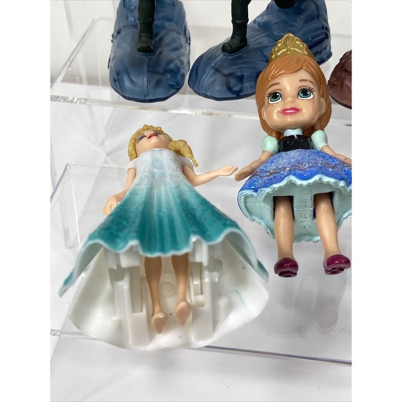 Disney Frozen Figure Lot Magiclip Elsa Ana Han Kristoff Mashem Cake Toppers - Picture 7 of 8